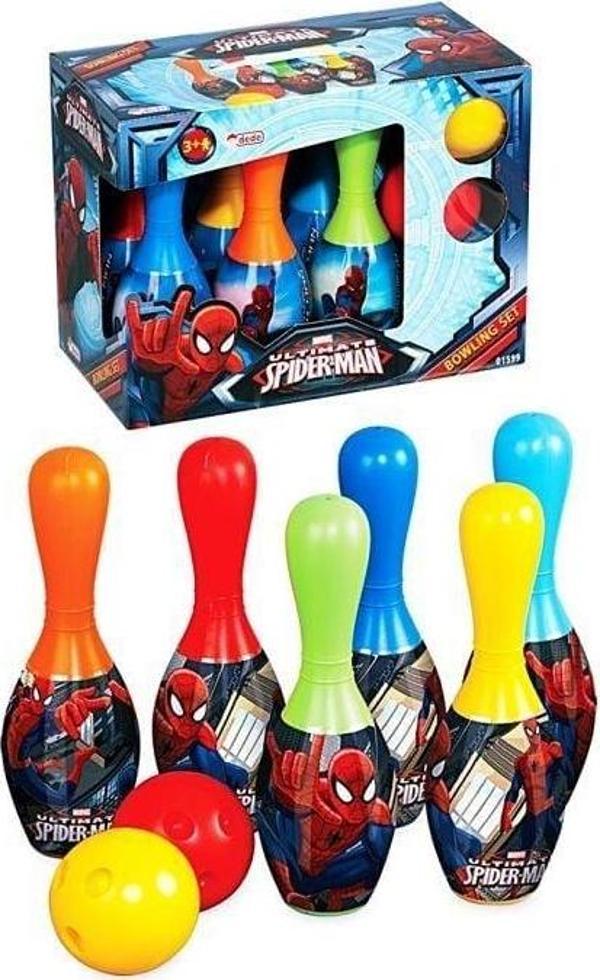 Eğlenceli Oyuncak Dede Spiderman Bowling Kız Erkek Çocuk Eğitici - Image 1