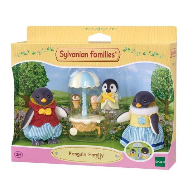 Eğlenceli Oyuncak 5694 Sylvanian Families Penguen Ailesi +4 yaş Kız Erkek Çocuk Eğitici Eğitici Oy - Image 1