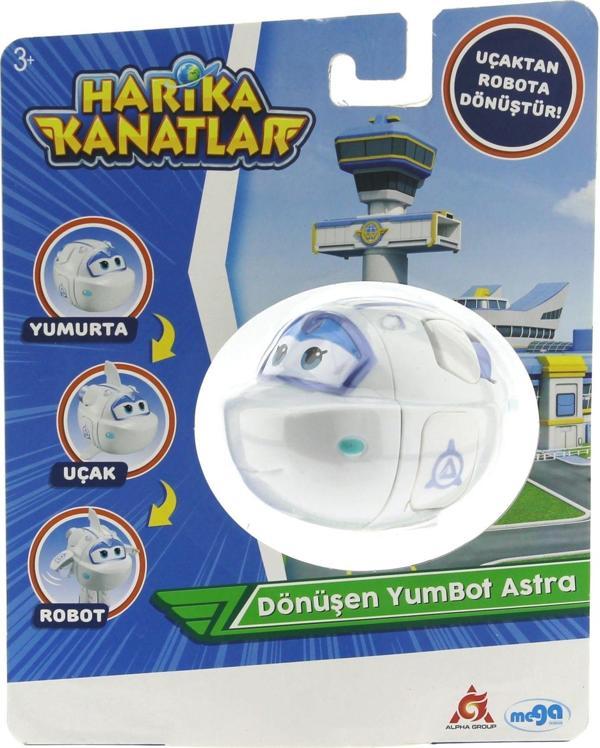Öğretici Oyuncak Harika Kanatlar Dönüşen Tekli Figür YumBot Astra Kız Erkek Çocuk Eğitici Eğitici - Image 1
