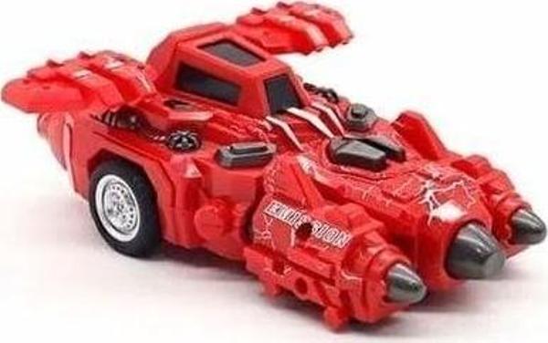 Kız Erkek Çocuk Oyuncak Sürtmeli Roket Atan Kırmızı Uzay Korsanı Araba Kız Erkek Çocuk Eğitici Eğitici O - Image 1