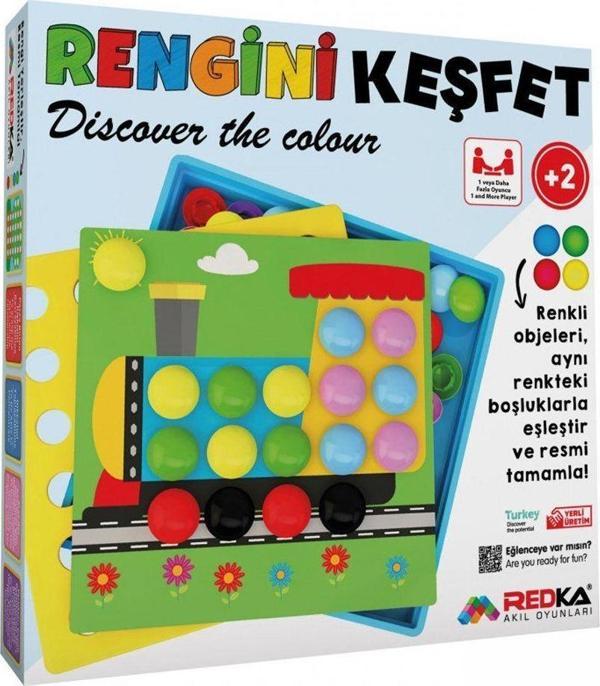 Eğitici Oyuncak 5457 Redka, Rengini Keşfet / +2 yaş Kız Erkek Çocuk Eğitici - Image 1
