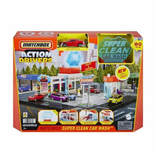 Eğitici Oyuncak HNJ54 Matchbox Aksiyon Sürücüleri Süper Oto Yıkama Oyun Seti Kız Erkek Çocuk Eğitici Öğretici Oyunca - Image 1