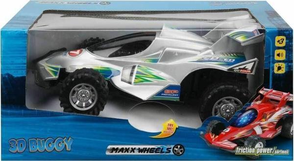 Öğretici Oyuncak 10099 Sesli ve Işıklı 3D Buggy Sürtmeli Araba Kız Erkek Çocuk Eğitici Eğitici Oy - Image 1