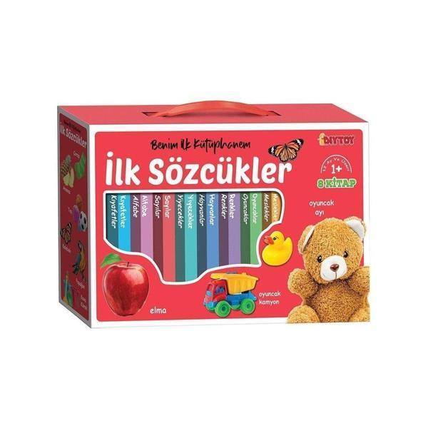Kız Erkek Çocuk Oyuncak 2090 Dıytoy, İlk Kütüphanem-İlk Sözcükler 8'Li Mini Kitap Seti Kız Erkek Çocuk Eğitici Öğretici Oyun - Image 1