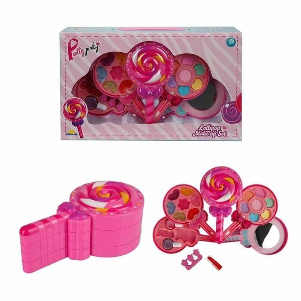 Kız Erkek Çocuk Oyuncak Lolipop Şekilli 4 Katlı Makyaj Güzellik Seti Kız Erkek Çocuk Eğitici Eğitici Oyu - Image 1