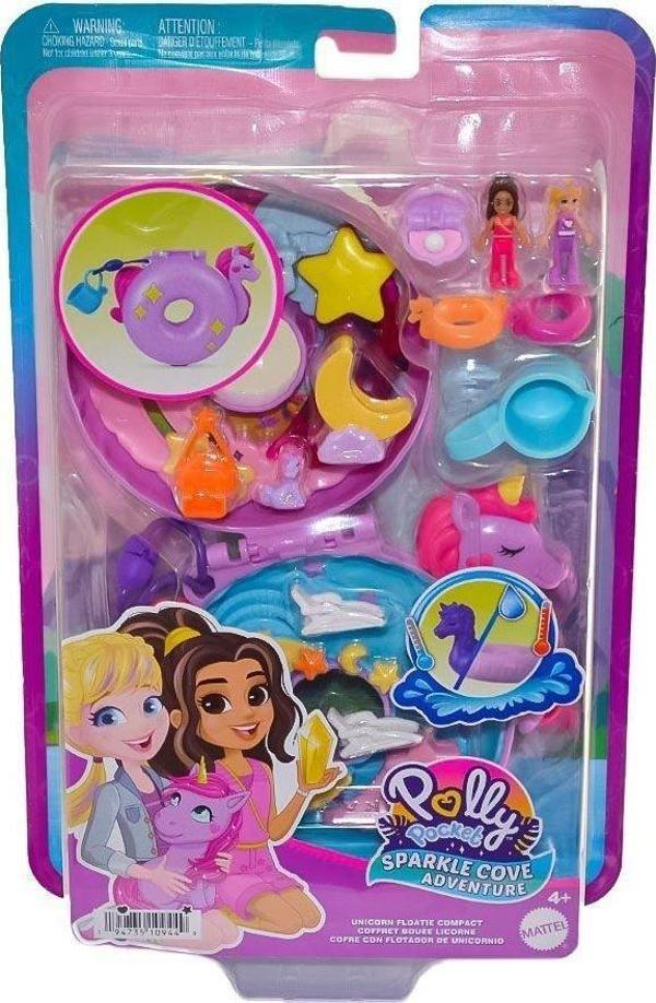 Eğitici Oyuncak HKV34 Polly Pocket Unicorn Temalı Oyun Seti Kız Erkek Çocuk Eğitici Eğitici Oyun - Image 1