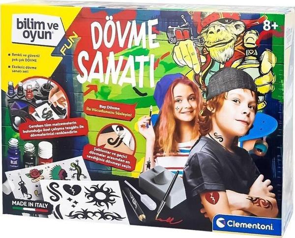 Kız Erkek Çocuk Oyuncak 64329 Bilim ve Oyun - Dövme Sanatı +8 yaş Kız Erkek Çocuk Eğitici Eğitici Oyunca - Image 1