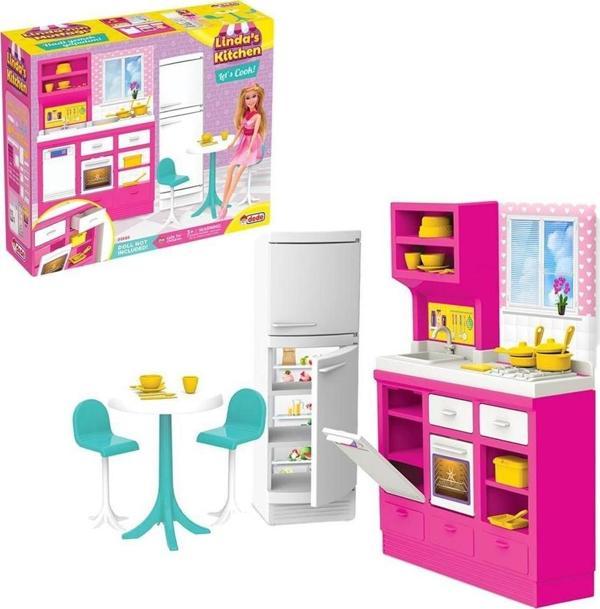 Eğlenceli Oyuncak Dede, Linda'nın Mutfağı Oyun Seti Kız Erkek Çocuk Eğitici - Image 1