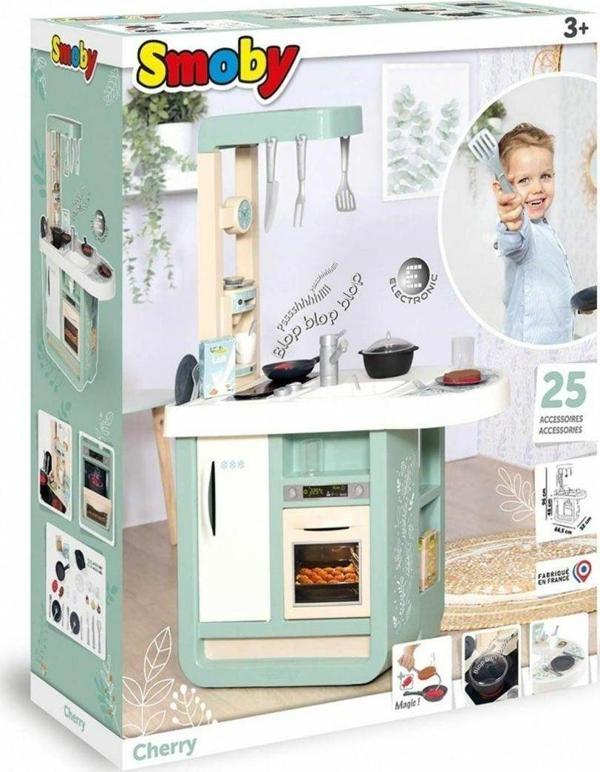 Eğitici Oyuncak 7600310914 Cherry Kitchen -Smoby Kız Erkek Çocuk Eğitici - Image 1