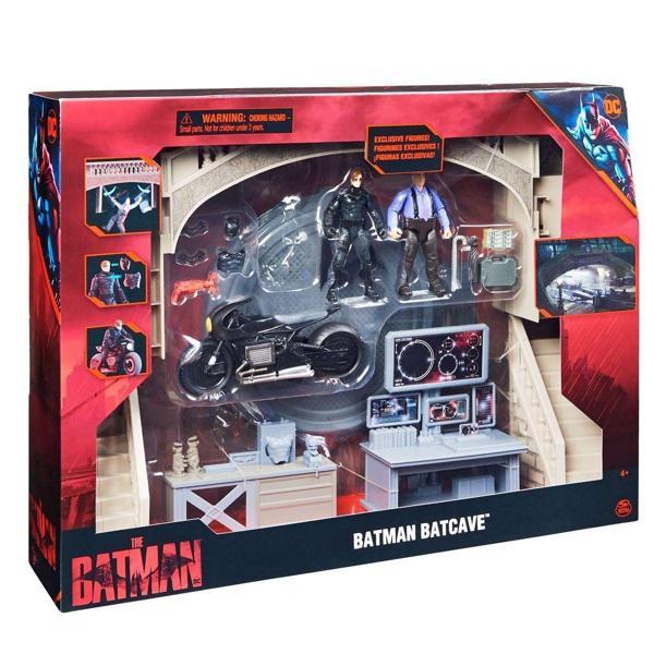 Öğretici Oyuncak 1068398 Batman Batcave Film Anları 1 araç + 2 figür -Spinmaster Kız Erkek Çocuk Eğitici Öğretici Oyu - Image 1