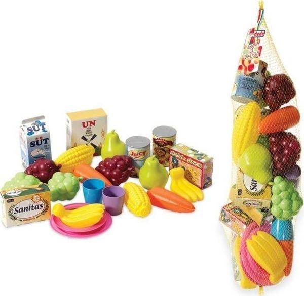 Kız Erkek Çocuk Oyuncak Dede Fileli Meyveler Kız Erkek Çocuk Eğitici - Image 1