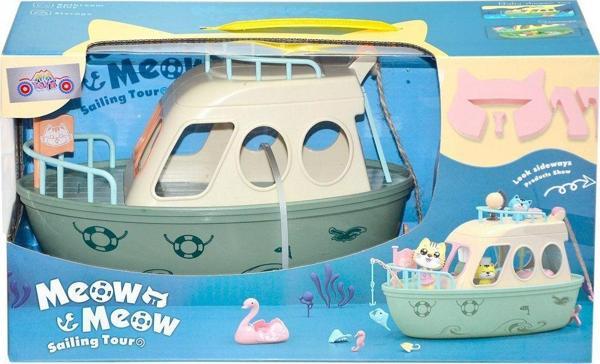 Kız Erkek Çocuk Oyuncak HY-089C3 Meow Meow Tekne -Ayatoys Kız Erkek Çocuk Eğitici - Image 1
