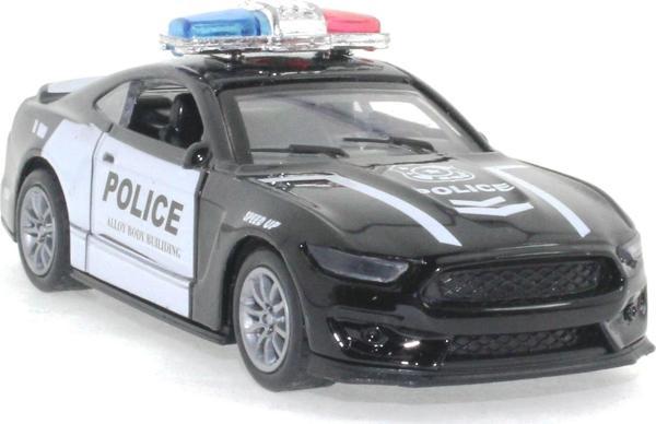 Eğitici Oyuncak Die Cast Çek Bırak Metal Siyah Polis Arabası Kız Erkek Çocuk Eğitici Eğitici Oyu - Image 1