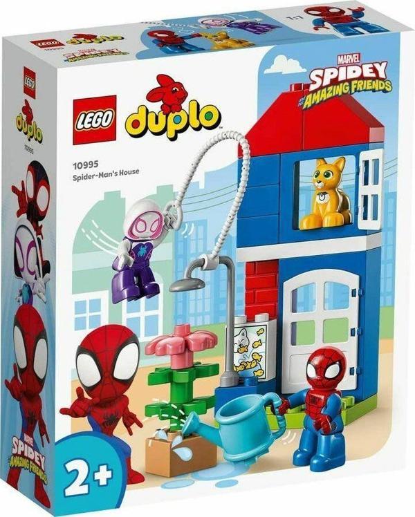 Kız Erkek Çocuk Oyuncak 10995 Lego Duplo Örümcek Adamın Evi 25 parça +2 yaş Kız Erkek Çocuk Eğitici Eğit - Image 1