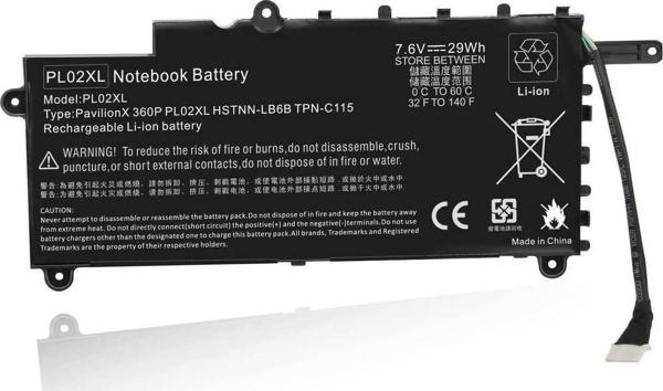 PL02XL, 751681-421, 751681-231 Laptop Batarya ile Uyumlu Pil - Image 1