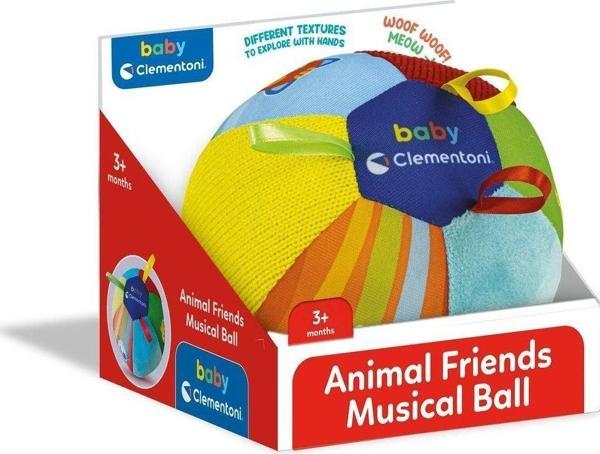 Kız Erkek Çocuk Oyuncak 17464 Müzikli Aktivite Topu - Baby Clementoni +3 ay Kız Erkek Çocuk Eğitici Eğit - Image 1