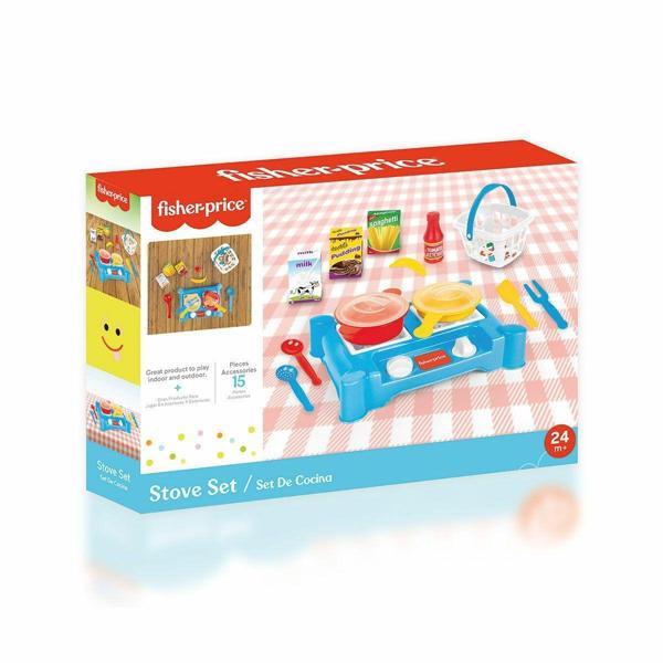 Kız Erkek Çocuk Oyuncak 1822 Dolu Fisher Price Cooker Set Kız Erkek Çocuk Eğitici - Image 1