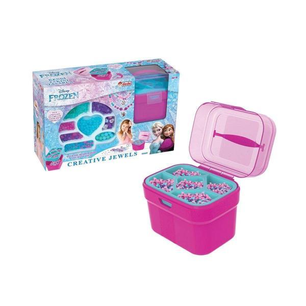 Kız Erkek Çocuk Oyuncak 03660 Frozen Sepetli Takı Seti ,Dede Kız Erkek Çocuk Eğitici - Image 1