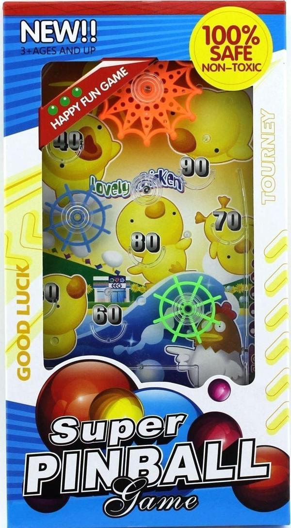 Eğitici Oyuncak Civcivli Mini Pinball Kız Erkek Çocuk Eğitici - Image 1