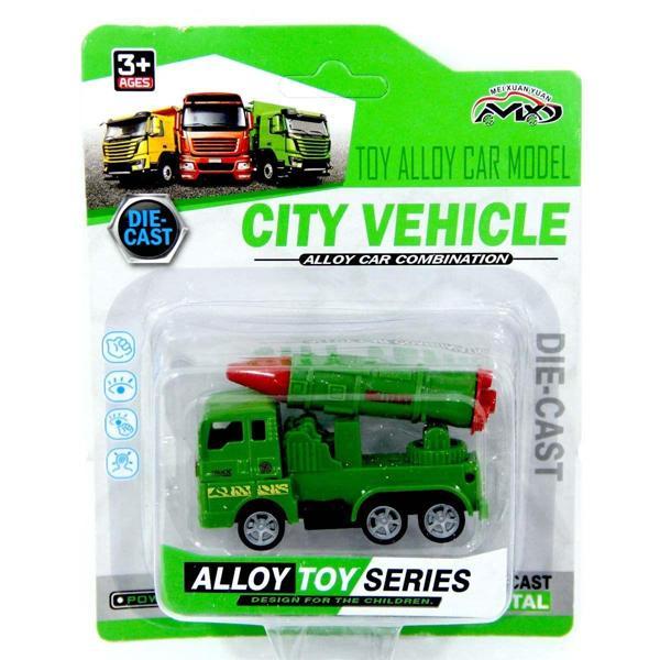 Eğlenceli Oyuncak City Vehicle Model Askeri Araçlar Kız Erkek Çocuk Eğitici - Image 1