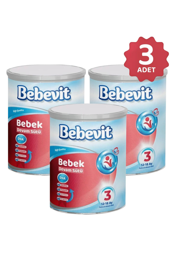 Bebevit 3 Bebek Devam Sütü 400 gr X 3 ADET - Image 1