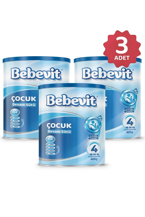 Bebevit 4 Bebek Devam Sütü 400 gr 3 ADET - Image 1