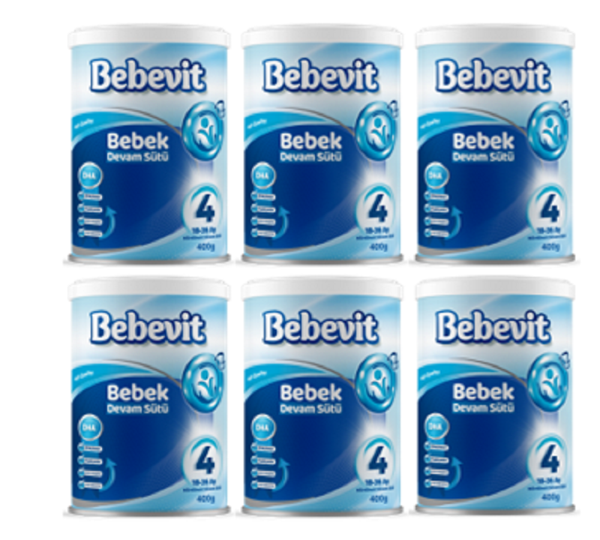 Bebevit 4 Bebek Devam Sütü 400 gr 6 ADET - Image 1