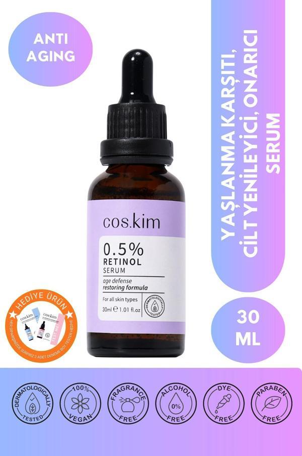 Cos.Kim %0.5 Retinol Bakım Serumu 30 Ml - Image 1