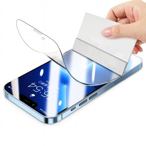 ScHitec İphone 17 Darbe Emici Premium Ön Şeffaf Nano Ekran Koruyucu Poliüretan Film - Image 1