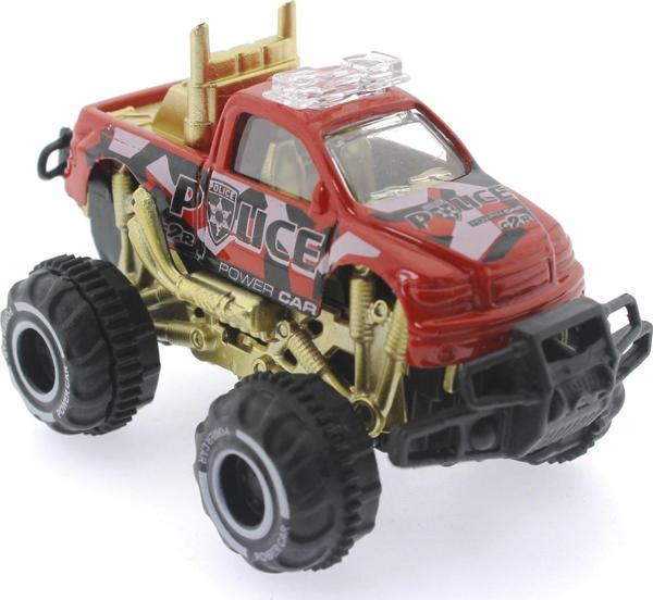 Eğlenceli Oyuncak Çek Bırak Mini Off Road Kırmızı Polis Aracı Kız Erkek Çocuk Eğitici Eğitici Oyun - Image 1