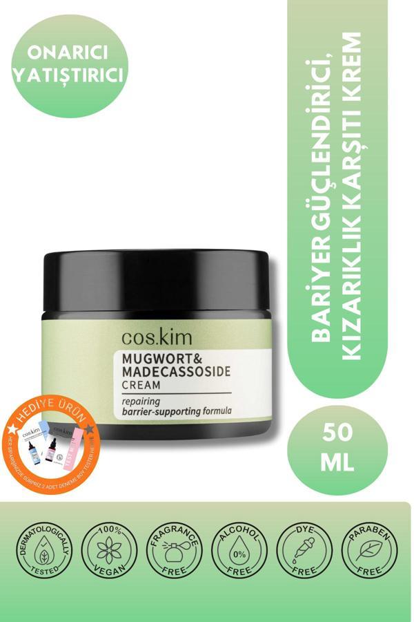 Cos.Kim Mugwort Ve Madecassoside Içeren Yatıştırıcı Ve Onarıcı Nemlendirici Bakım Kremi 50 Ml - Image 1