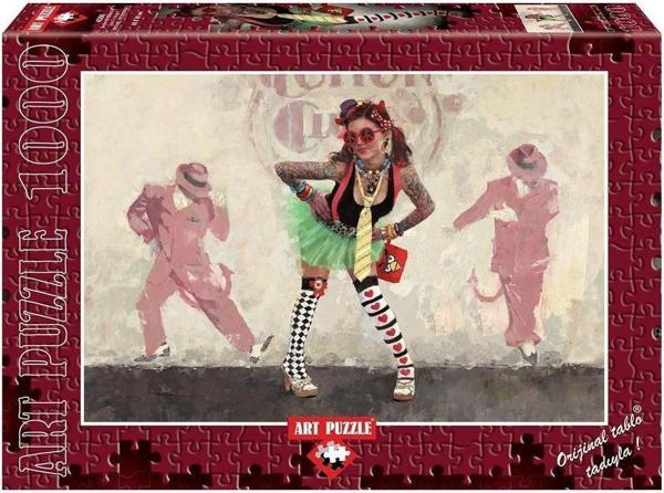 Eğitici Oyuncak 4355 ART puzzle 1000 parça/ŞEYTAN MI MELEK Mİ Kız Erkek Çocuk Eğitici Eğitici Oy - Image 1