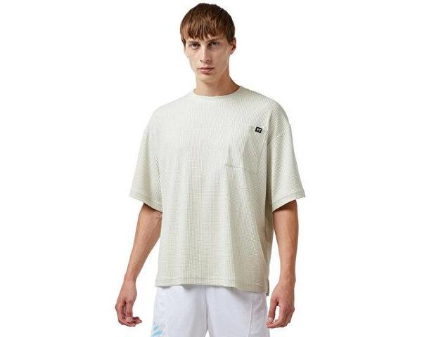 Under Armour Ua Rival Waffle Crew Erkek Günlük Tişört 1383106-110 Beyaz - Image 1