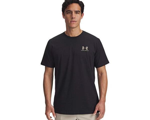 Under Armour Ua M Sportstyle Lc Ss Erkek Günlük Tişört 1326799-003 Siyah - Image 1