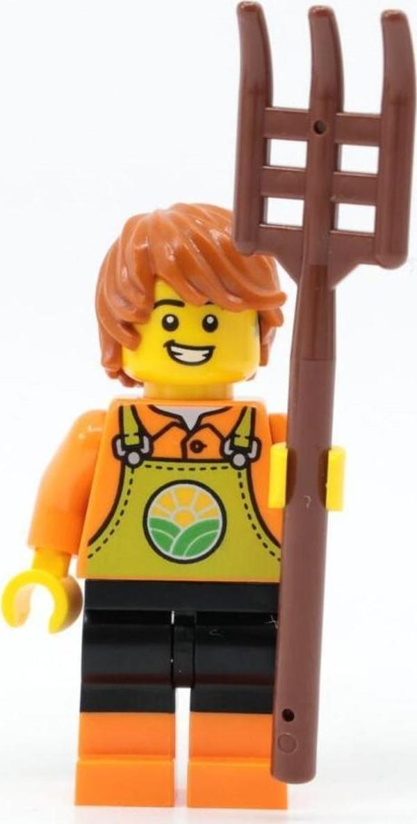 LEGO Orjinal Minifigür Farmer Guy +6 Yaş (1 Parça) - Image 1