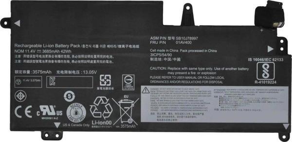TP00081A Lenovo ile Uyumlu ThinkPad  Batarya Pil - Image 1
