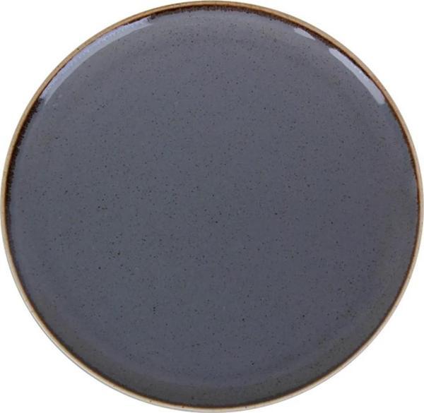 Porland Grazia Seasons Koyu Gri Düz Tabak 32cm - Image 1