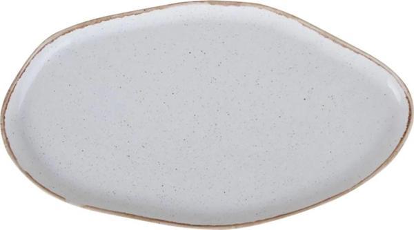 Porland Pure Seasons Bej Kayık Tabak 27cm - Image 1