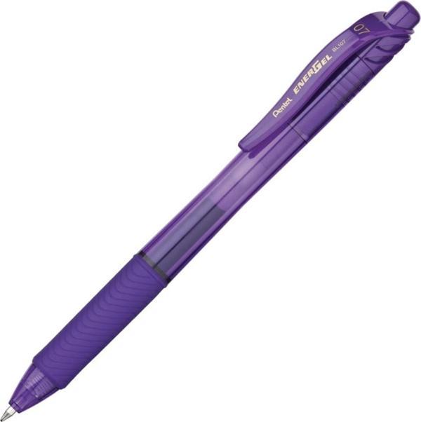 Pentel Energel 0.7mm Basmalı Jel Kalem Violet / BL107-V - Image 1