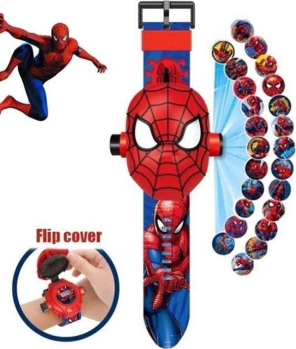 Prestij Oyuncak Kartelalı Spiderman Saat 3052,Projeksiyonlu Kol Saati - Image 1