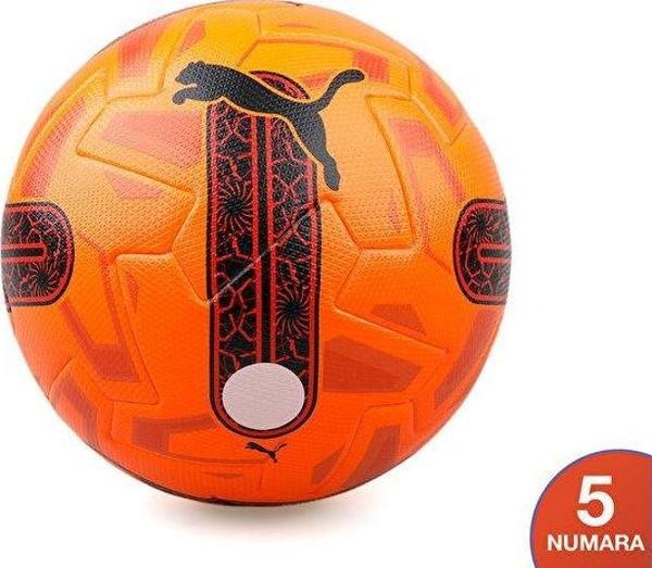Puma Orbita Super Lig 1 Futbol Topu 8419202 Turuncu - Image 1