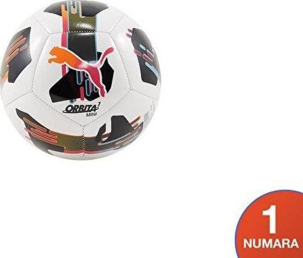 Puma Orbita 7 Ms Mini Futbol Topu 8433601 Beyaz - Image 1