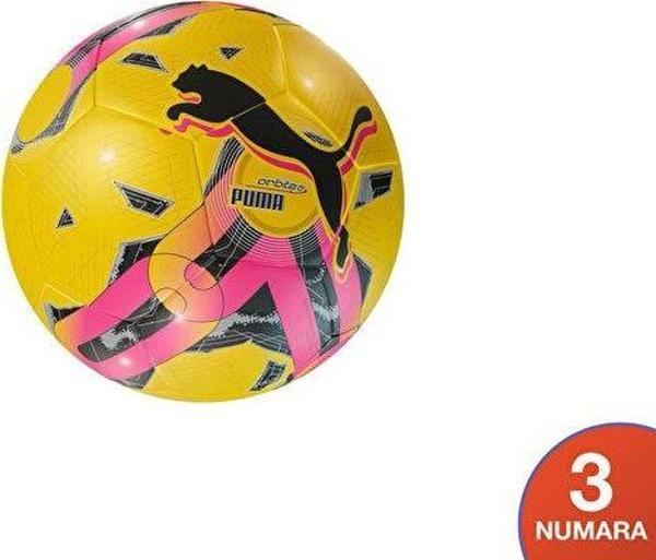Puma Orbita 6 Ms Futbol Topu 08378711-3 Sarı - Image 1