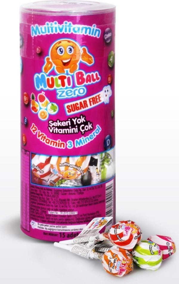 MULTİBALL ZERO LOLİPOP 15 Lİ - Image 1