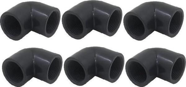 U-PVC D32 1" PN-16 iç dişli dirsek 90 derece dirsek NOZBART ( 6 adet ) - Image 1