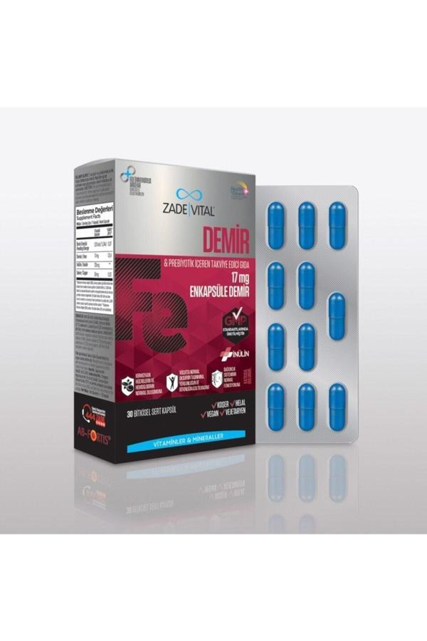 Zade Vital Demir Iron (1 KUTU) 30 Kapsül. - Image 1