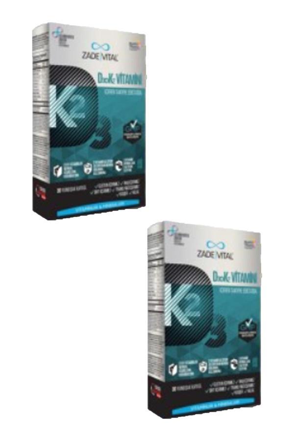 Zade Vital D3 + K2 Vitamini 30 Kapsül 2 Adet - Image 1