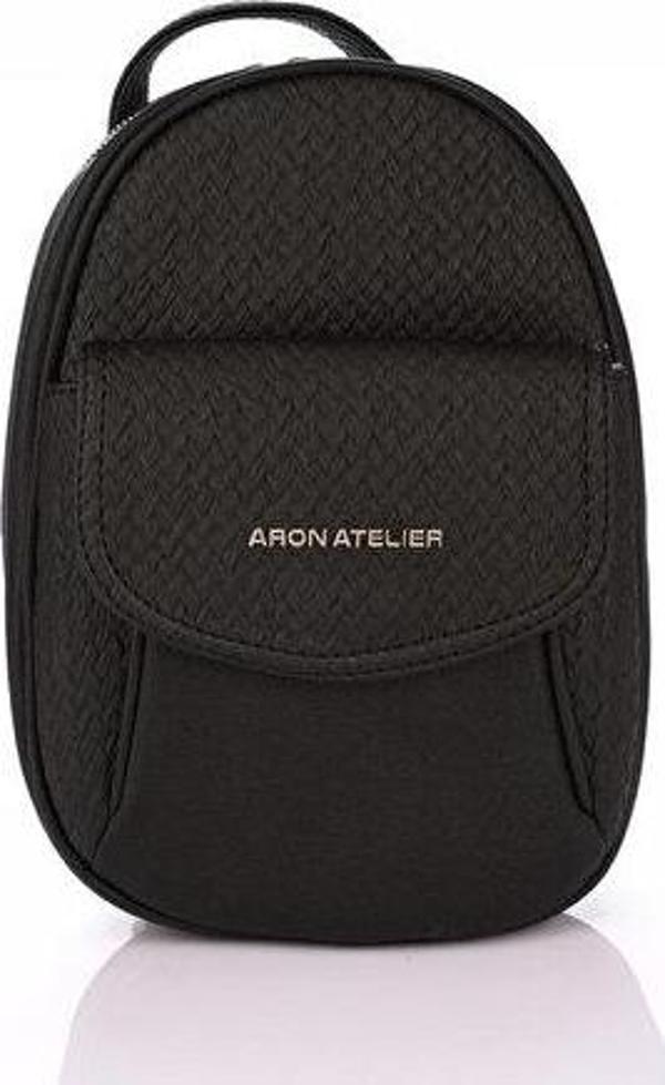 Aron Atelier Gloria Kadın Çantası 0002-SIYAH Siyah - Image 1