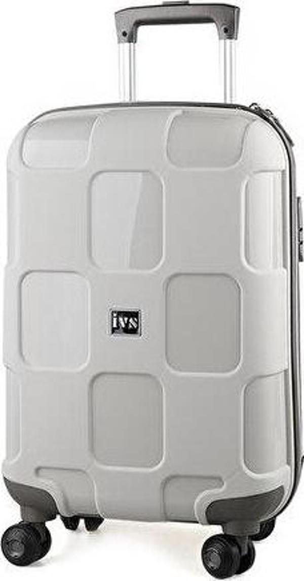 Ivs Bej Gri Valiz Buyuk Boy Büyük Boy Seyahat Çantası PP4040-012-L Bej - Image 1