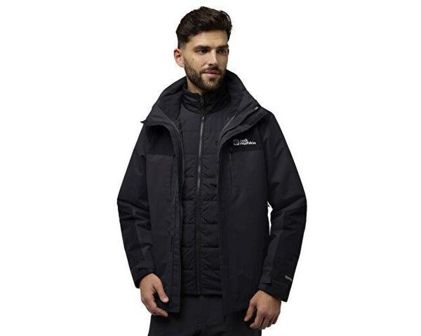 Jack Wolfskin Jasper 3In1 Jkt M Erkek Outdoor Montu A61858-635 Siyah - Image 1
